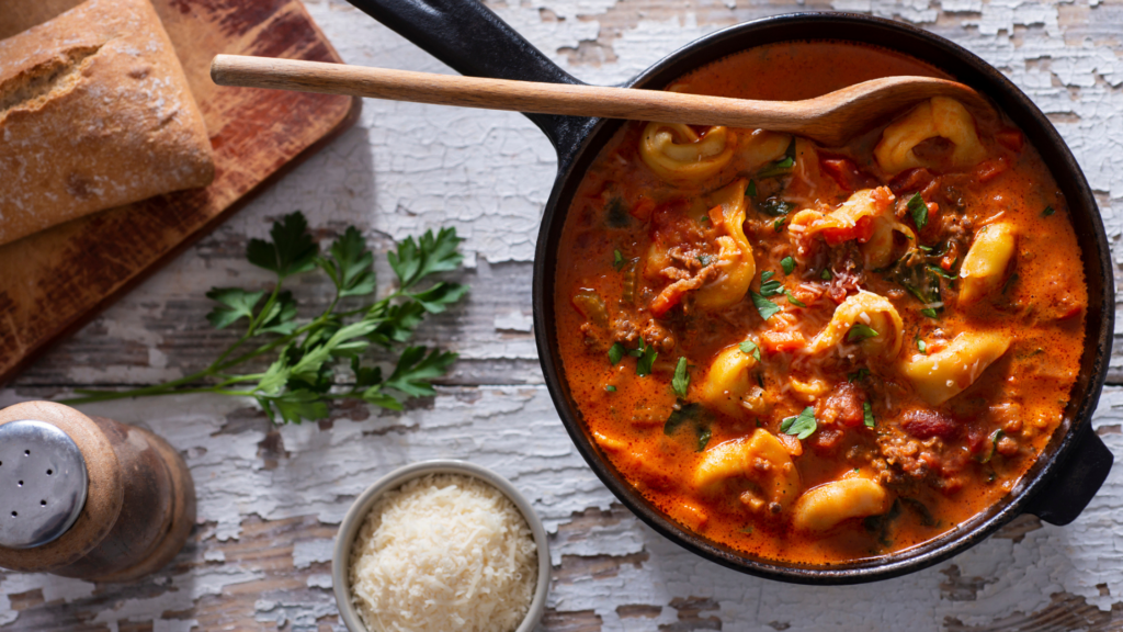 10-Minute Tortellini Soup