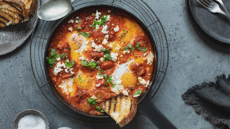 Baked Eggs with Chorizo and Potato