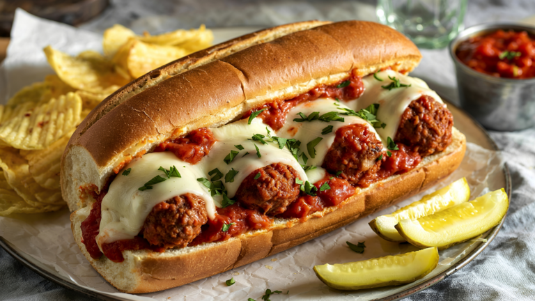 Cheesy Meatball Subs