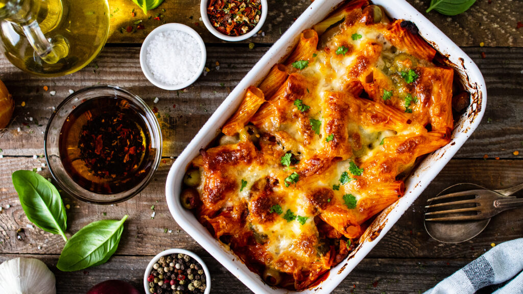 Easy Cheesy Pasta Bake