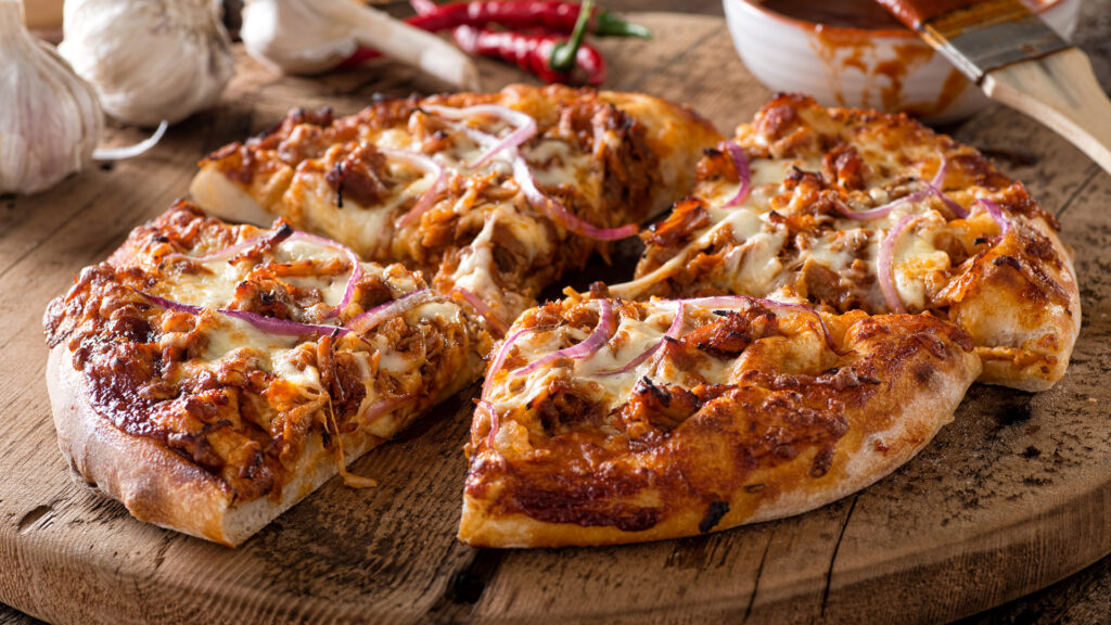 Spicy Sausage & Caramelised Onion Pizza