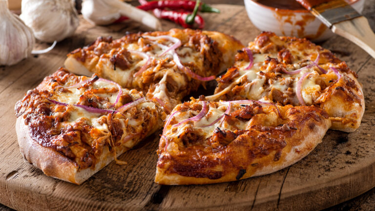 Spicy Sausage & Caramelised Onion Pizza