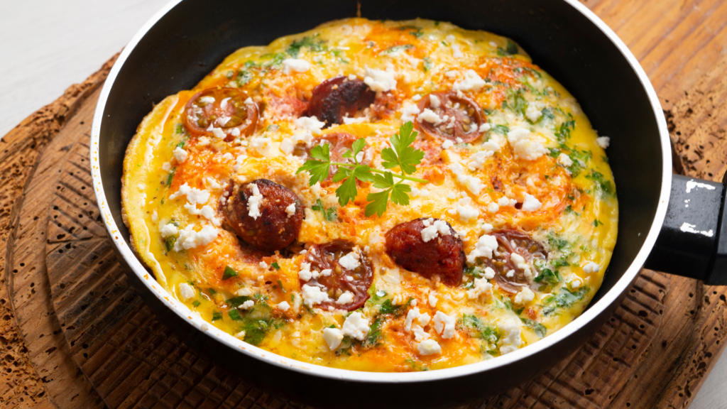 Tomato and Chorizo Frittata